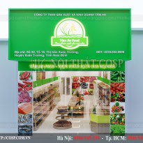 Thiết kế shop thực phẩm sạch-  Anh Nhương - Nam Định